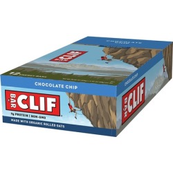 CLIF BAR - Energy Bar - Chocolate Chip - 2.4 Ounce Protein Bar, 12