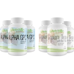 3 Lyfetrition Alpha GPC Premium Nootropic with Green Tea