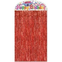 Beistle - 50425 - Birthday Cake Character Curtain- Pack of 12