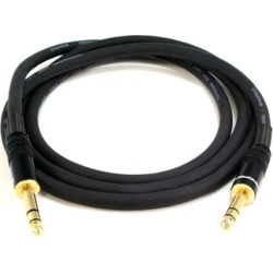 Monoprice 6ft Premier Series 1/4in TRS Male to Male Cable, 16AWG