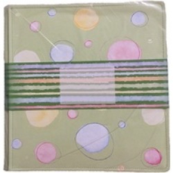 Ideal Light Green with Different Colors of Dots Album for Memory