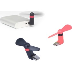 Mini USB Fan Compatible With All Smartphones With Micro Interface