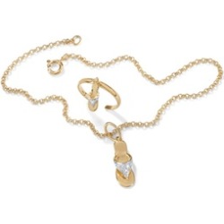 Flip Flop Jewelry in 18k Gold over Sterling Silver