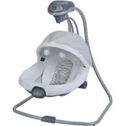 Graco Oasis with Soothe Surround Technology Baby Swing, Landry
