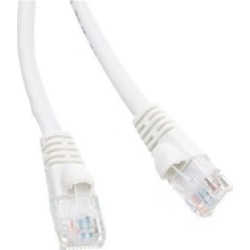 CableWholesale 10X8-091HD Cat6 White Ethernet Patch Cable Snagless
