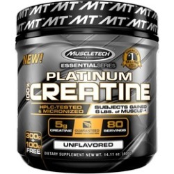 MuscleTech Platinum 100% Creatine, Ultra-Pure Micronized Creatine