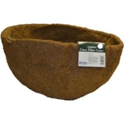 Bosmere Round Replacement Coco Liner With Soil Moist Mat Brown