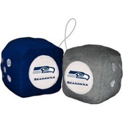 Seattle Seahawks Fuzzy Dice