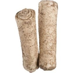 Loving Pets Products LP5688 Pure Buffalo Bully Stick Dusted Rawhide Roll - 10 in