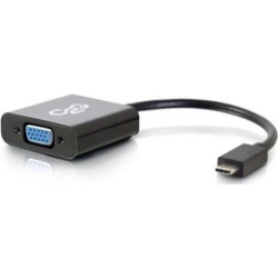C2G 29471 USB 3.1 USB-C to VGA (PC) Video Adapter-Black