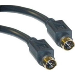 CableWholesale 10S2-01150G S-Video Cable MiniDin4 Male Gold-plated connector 50