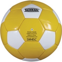 Tachikara SM4SC Recreational Soccer Ball (Gold/White)