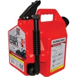 SureCan SUR22G1 Gas Can, Plastic, 2.2 Gallon