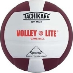 Tachikara SVMNC. CDW Volley-Lite Game Ball - Cardinal-White