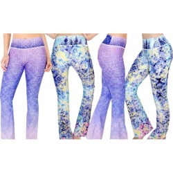 Luna Jai Flared Yoga Pants- Made in the USA 2 Packs Ljsflare2