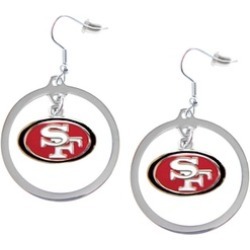 SAN Francisco 49ers Hoop logo Earring Set NFL Charm Gift