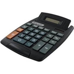 Large Jumbo Calculator Big Button 8-Digit Desktop Math Display Solar