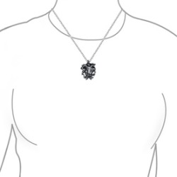 Sterling Silver Aries Zodiac Sign Pendant