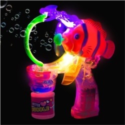 Clown Fish LED and Light - Up Bubble Gun