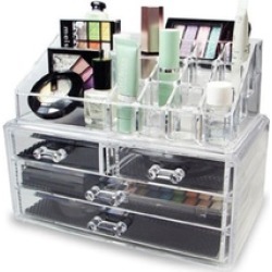 Clear Acrylic Jewelry and Makeup Organizer or storage