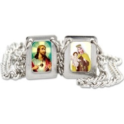 Stainless Steel Square Scapular Necklace