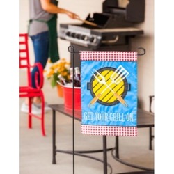 Father's Day Garden and House Flag