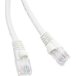 CableWholesale 10X6-09175 Cat5e White Ethernet Patch Cable Snagless