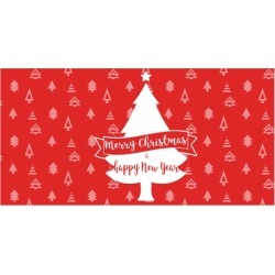 Big Tree Merry Christmas Banner Party Backdrop Decoration