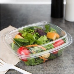 Dart Container CH8DED Tamper-Evident Container with Dome Lid Clear- Case of 200