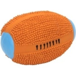 Animal Supply Company CO83301 4 in. Spiny Football - Orange