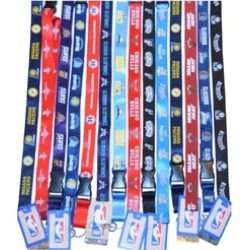 Official Licensed NBA Basketball Breakaway Lanyard Key Ring