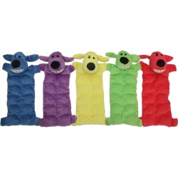 Multipet Loofa Squeaky Mat Dog Toy (3-Pack)