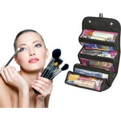 Makeup Bag Roll Up Cosmetic Organizer