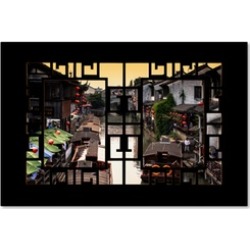 Philippe Hugonnard 'Water Town V' Canvas Art