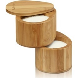 Furinno FK8940 Dapur Bamboo 2 Tier Salt Can