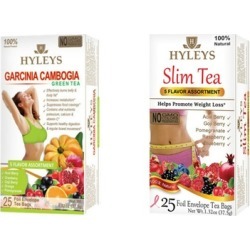 Hyleys Slim and Garcinia Cambogia Weight Loss Tea (2-Pack)