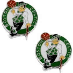 Sports Team Logo Post Stud Logo Earring Set NBA Charm