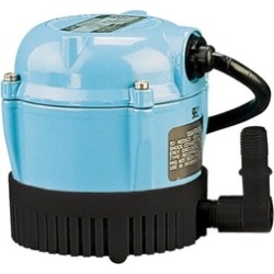 Little Giant Pump 501003 Intake Submersible Pump, 205 GPH