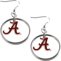 Sports Team Logo Hoop Logo Earring Set NCAA Charm