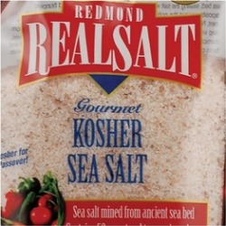Real Salt 592774 Real Salt Gourmet Kosher Sea Salt - 16 oz - Case of 6