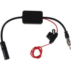 12V Auto Car Antenna Radio Signal Amplifier Booster Strengthen ANT-208