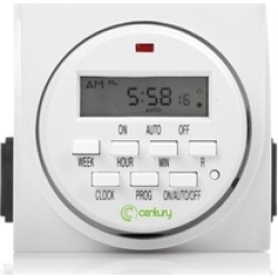7-Day Programmable Digital Timer with Dual Outlets