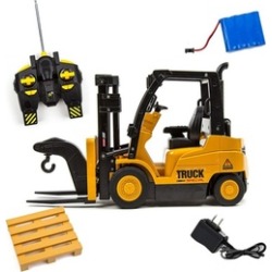 Toysery Functions Remote Control Truck Forklift Toy Play Set Vehicle
