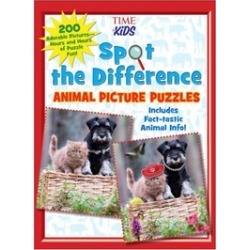 Spot the Difference Animal Picture Puzzles with 200 Pictures