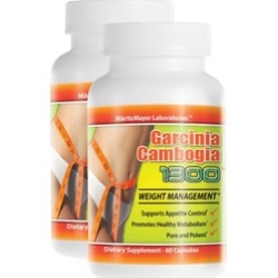Garcinia Cambogia Extract 60% HCA Weight Loss Diet Pills - 2 Bottles
