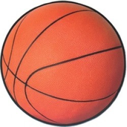 Beistle Basketball Cutout 13 1/2" - 24 Pack