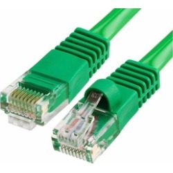 Cmple - RJ45 CAT5 CAT5E ETHERNET LAN NETWORK CABLE -15 FT Green