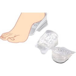 5-Layer Silicone Heel Increase Taller Height Lift Unisex Shoes Insoles
