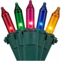 Seasonal Lighting Accessories 100/150 Mini Multicolor Net Lights