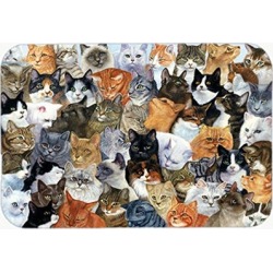 Carolines Treasures Cats Galore Kitchen or Bath Mat